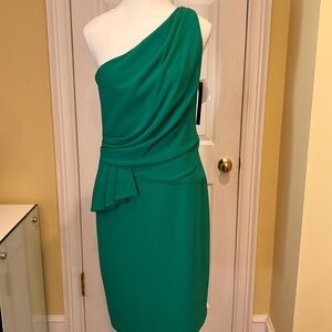 David Meister NWT green cocktail dress size 6
